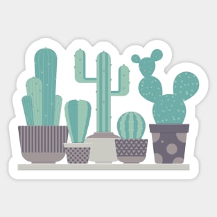 Cactus Party Sticker